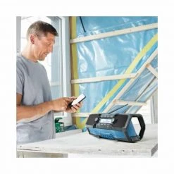 Radio De Chantier & Enceinte BOSCH Radio Chantier 18 V Li-Ion GPB18V-2SC - 06014A3100 -Atelier Chantier Soldes bosch radio chantier 14 18 v li ion gpb18v 2sc 06014a3100 2