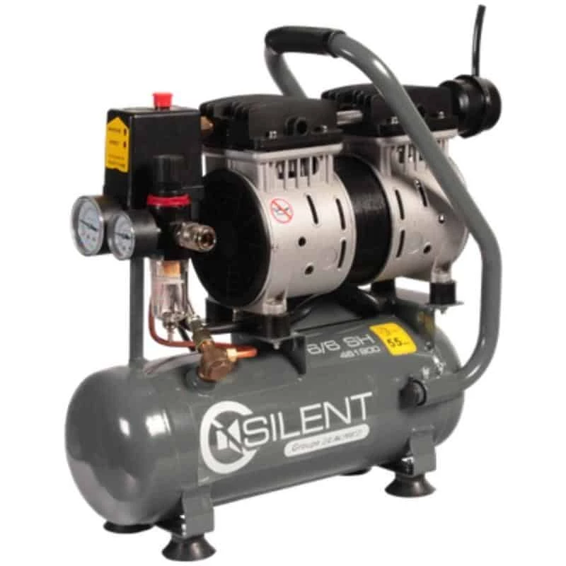 Compresseur D'air LACME Compresseur Monobloc Sans Huile Silencieux 6/6 SH - 461900 1 Compresseur D'air LACME Compresseur Monobloc Sans Huile Silencieux 6/6 SH - 461900