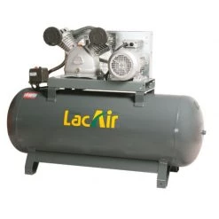 Compresseur D'air LACME Compresseur Triphasé Fixe à Courroie 40m³/h 270L -TwinAir40/270