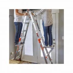 Echelle Télescopique & Escabeau LITTLE GIANT Echelle Convertible VELOCITY - 15417 -Atelier Chantier Soldes little giant echelle articulee multiposition velocity 15417 001 3