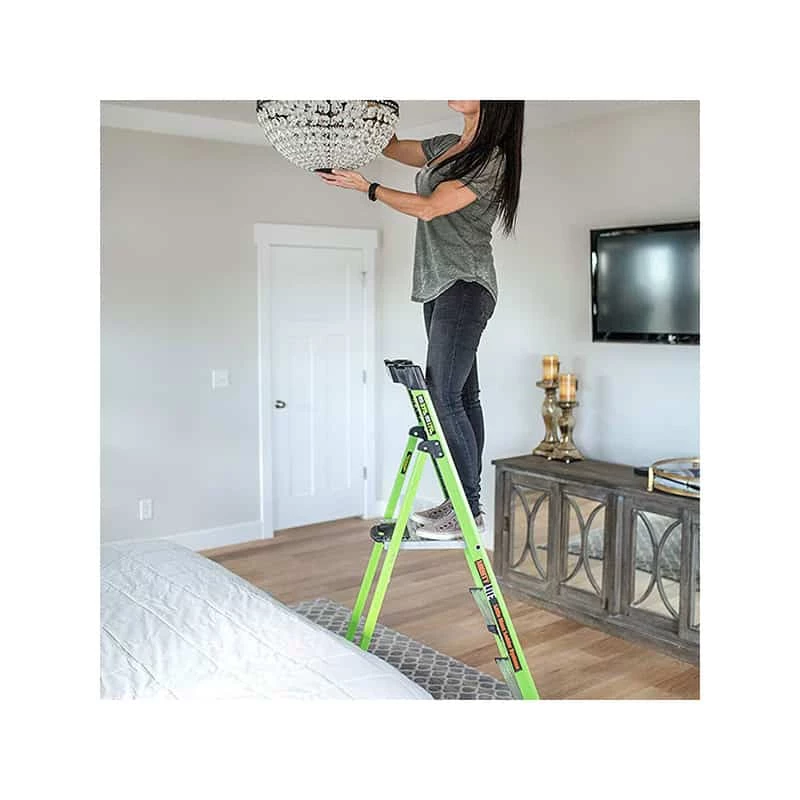 Echelle Télescopique & Escabeau LITTLE GIANT Escabeau En Fibre De Verre 3 Marches MIGHTYLITE - 15365 2 Echelle Télescopique & Escabeau LITTLE GIANT Escabeau En Fibre De Verre 3 Marches MIGHTYLITE - 15365 – Image 2