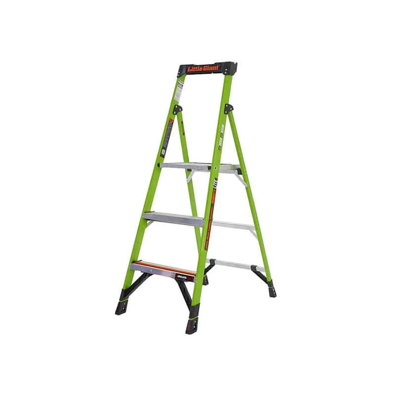 Echelle Télescopique & Escabeau LITTLE GIANT Escabeau En Fibre De Verre 3 Marches MIGHTYLITE - 15365 1 Echelle Télescopique & Escabeau LITTLE GIANT Escabeau En Fibre De Verre 3 Marches MIGHTYLITE - 15365