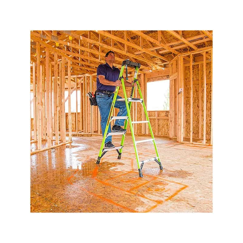 Echelle Télescopique & Escabeau LITTLE GIANT Escabeau En Fibre De Verre 4 Marches MIGHTYLITE - 15366 2 Echelle Télescopique & Escabeau LITTLE GIANT Escabeau En Fibre De Verre 4 Marches MIGHTYLITE - 15366 – Image 2