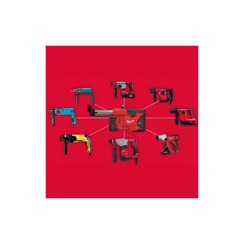Accessoire & Sac D'aspirateur MILWAUKEE Aspirateur Pour Perfo SDS+ M12DE-0 - 4933440510 Solo 2 Accessoire & Sac D'aspirateur MILWAUKEE Aspirateur Pour Perfo SDS+ M12DE-0 - 4933440510 Solo – Image 2