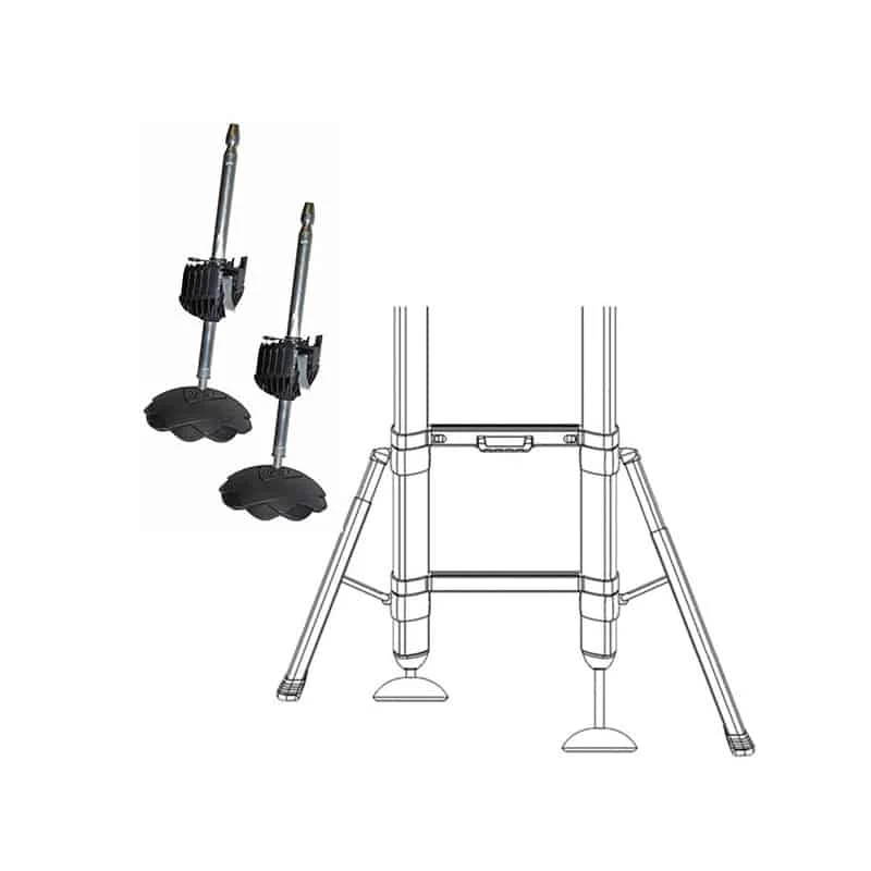 Echelle Télescopique & Escabeau TELESTEPS 2 Pieds De Sécurité Ajus. Pour PRIME STAB - 9190-109 1 Echelle Télescopique & Escabeau TELESTEPS 2 Pieds De Sécurité Ajus. Pour PRIME STAB - 9190-109