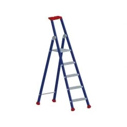 Echelle Télescopique & Escabeau TUBESCA Marchepied Escabeau Alu Laqué 7 Marches - 02375707